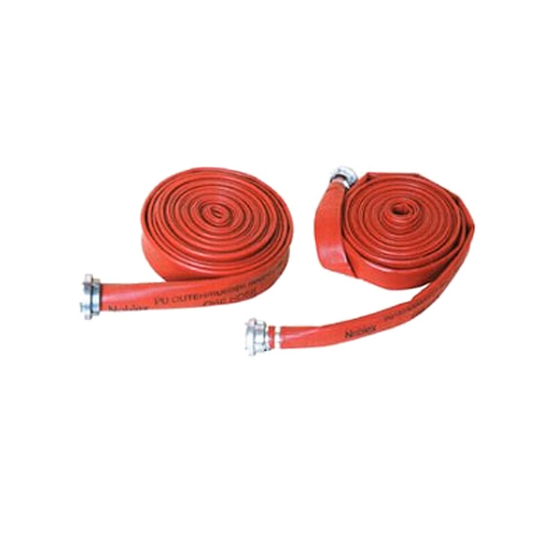 TS 9222  İÇİ VE DIŞI KAUÇUK KIRMIZI KAPLI  YANGIN HORTUMU