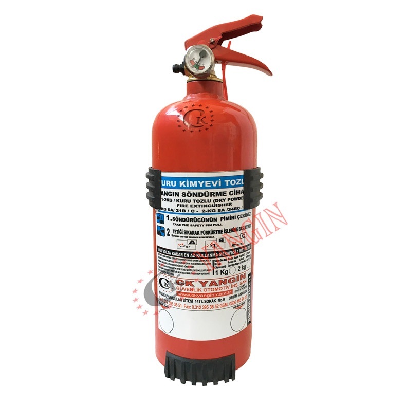 Kuru Kimyevi Tozlu Yangın Söndürücüler